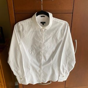 Talbots Petites Dress Long Sleeve Shirt - 10P